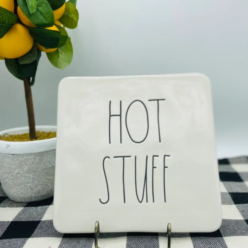 Rae Dunn Hot Stuff Trivet